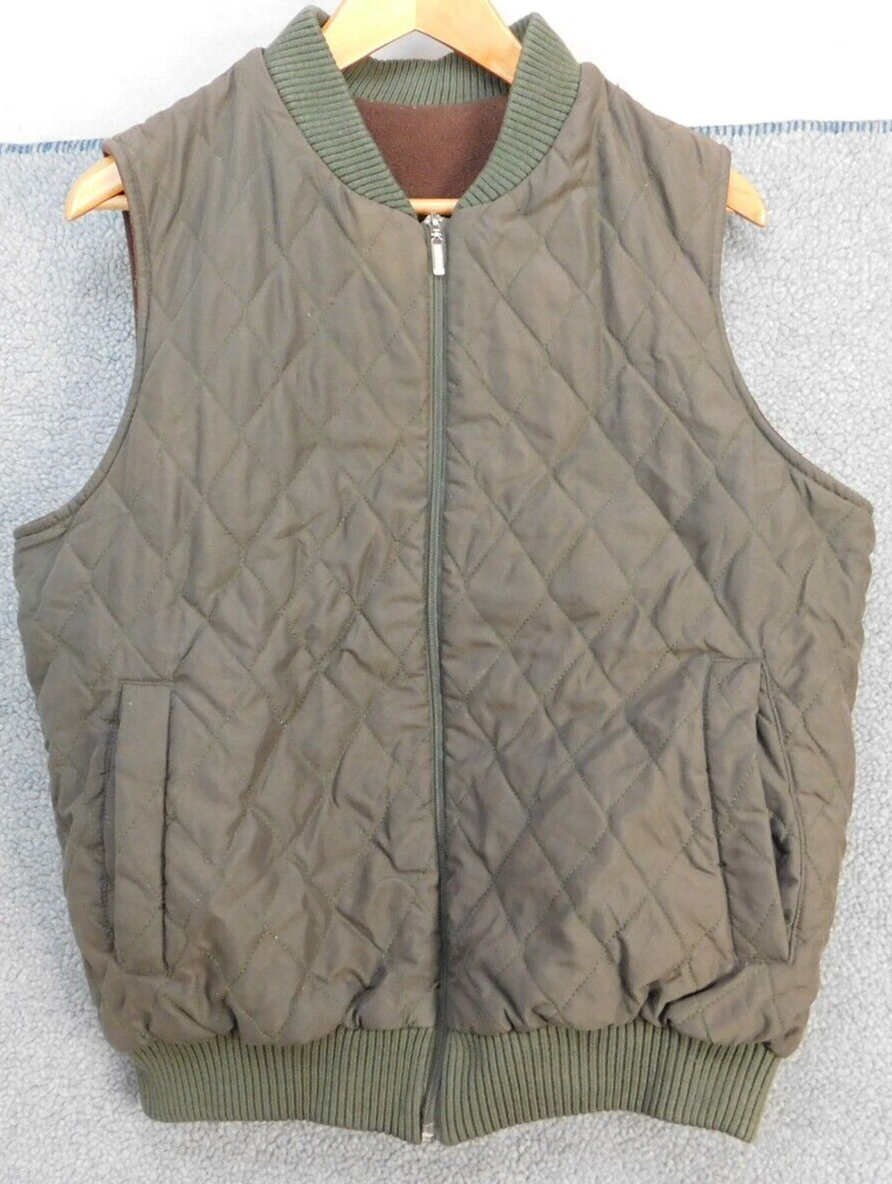 Cherokee Brown Women's Small Quilted Vest VTG